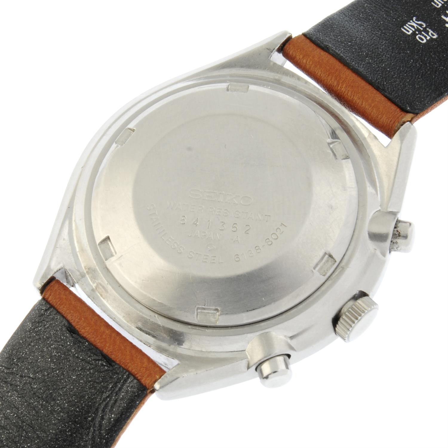 Seiko - a 'Panda' chronograph watch, 40mm. - Image 4 of 5