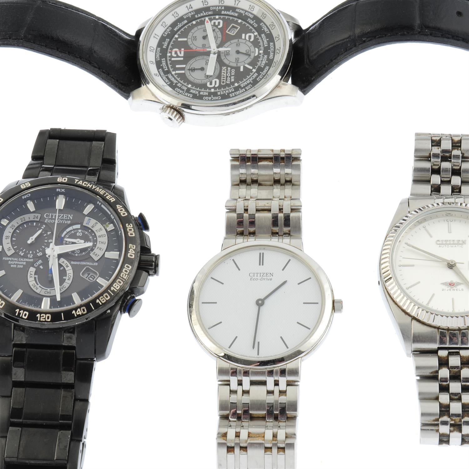 A group of seven Citizen watches. - Image 2 of 3