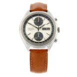 Seiko - a 'Panda' chronograph watch, 40mm.
