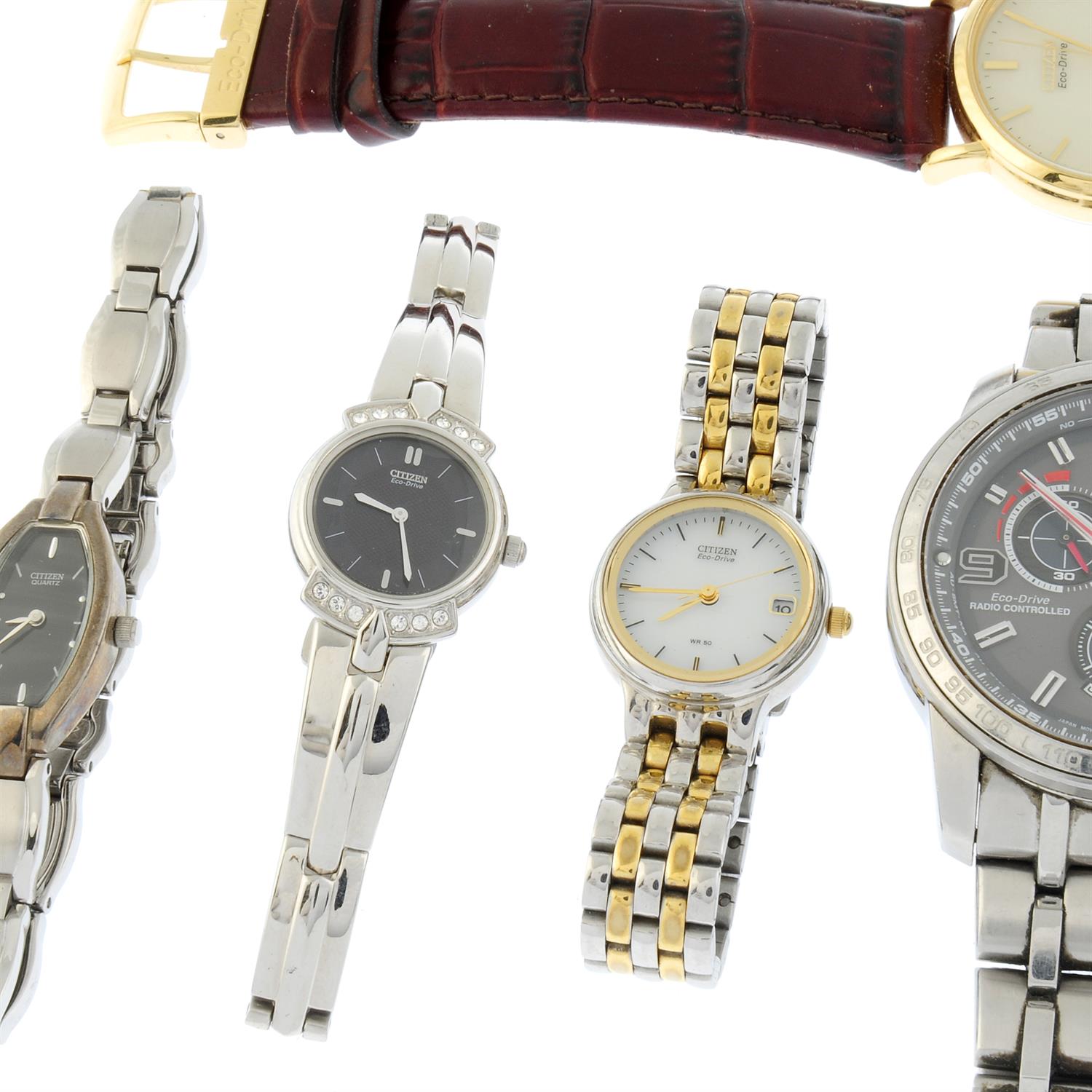A group of seven Citizen watches. - Image 2 of 3