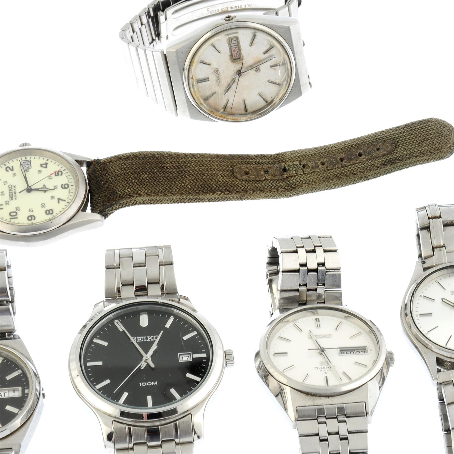 A group of ten Seiko watches. - Image 3 of 3