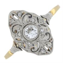 Mid 20th century diamond dress ring