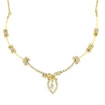 18ct gold diamond necklace