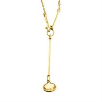 18ct gold citrine 'Savannah' necklace, designed by Vivianna Torun for Georg Jensen