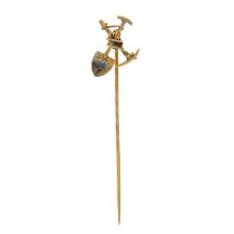 Early 20th century 'Digger' stickpin