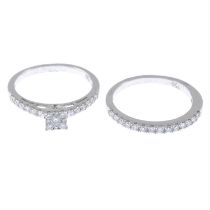 Set of two diamond rings