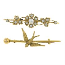 Two early 20th century brooches