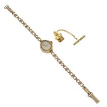 9ct gold watch & tie pin