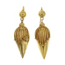 Victorian drop earrings