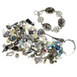 Assorted costume and fashion jewellery, many AF