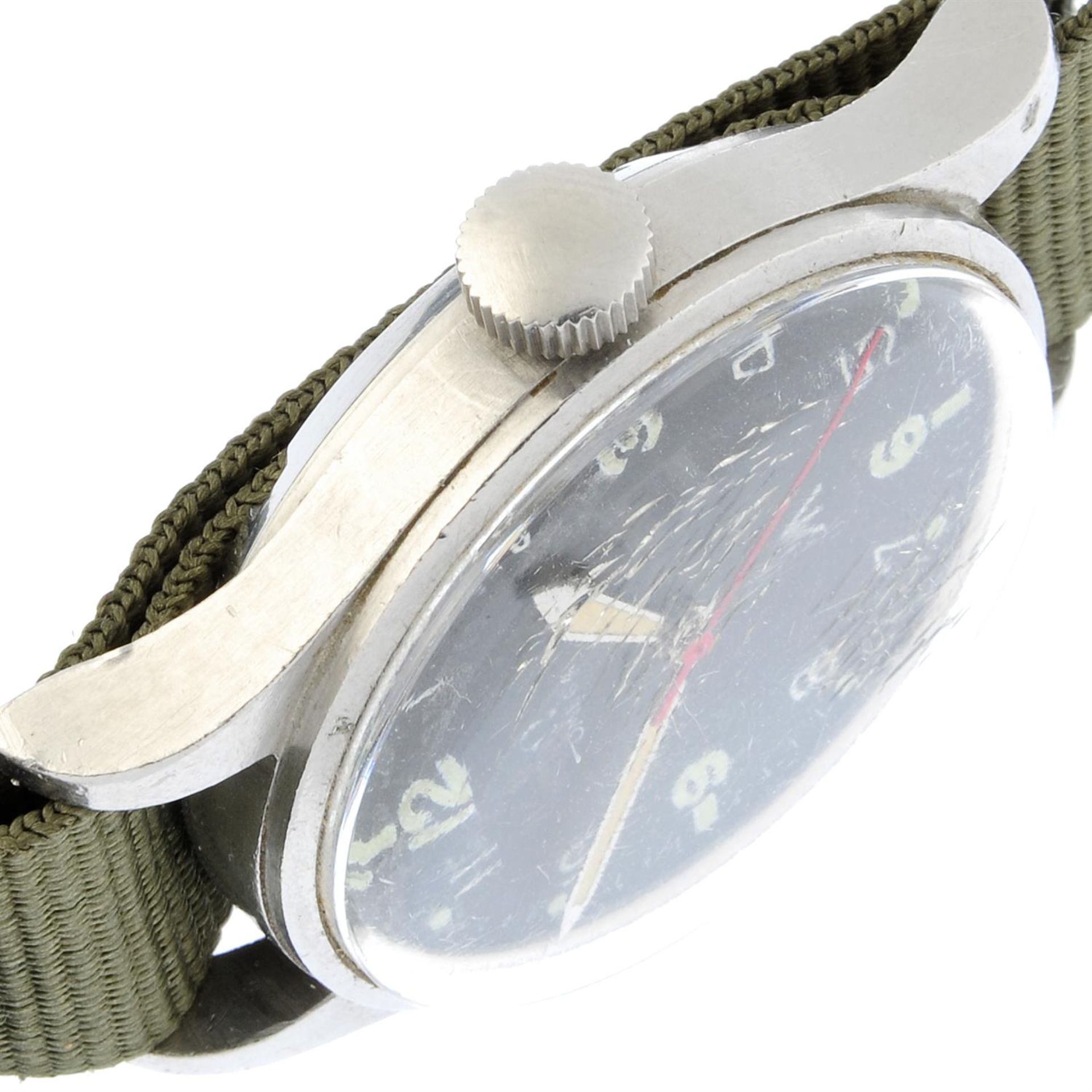 Omega - a military issue 'Thin Arrow' watch, 37mm. - Image 3 of 5