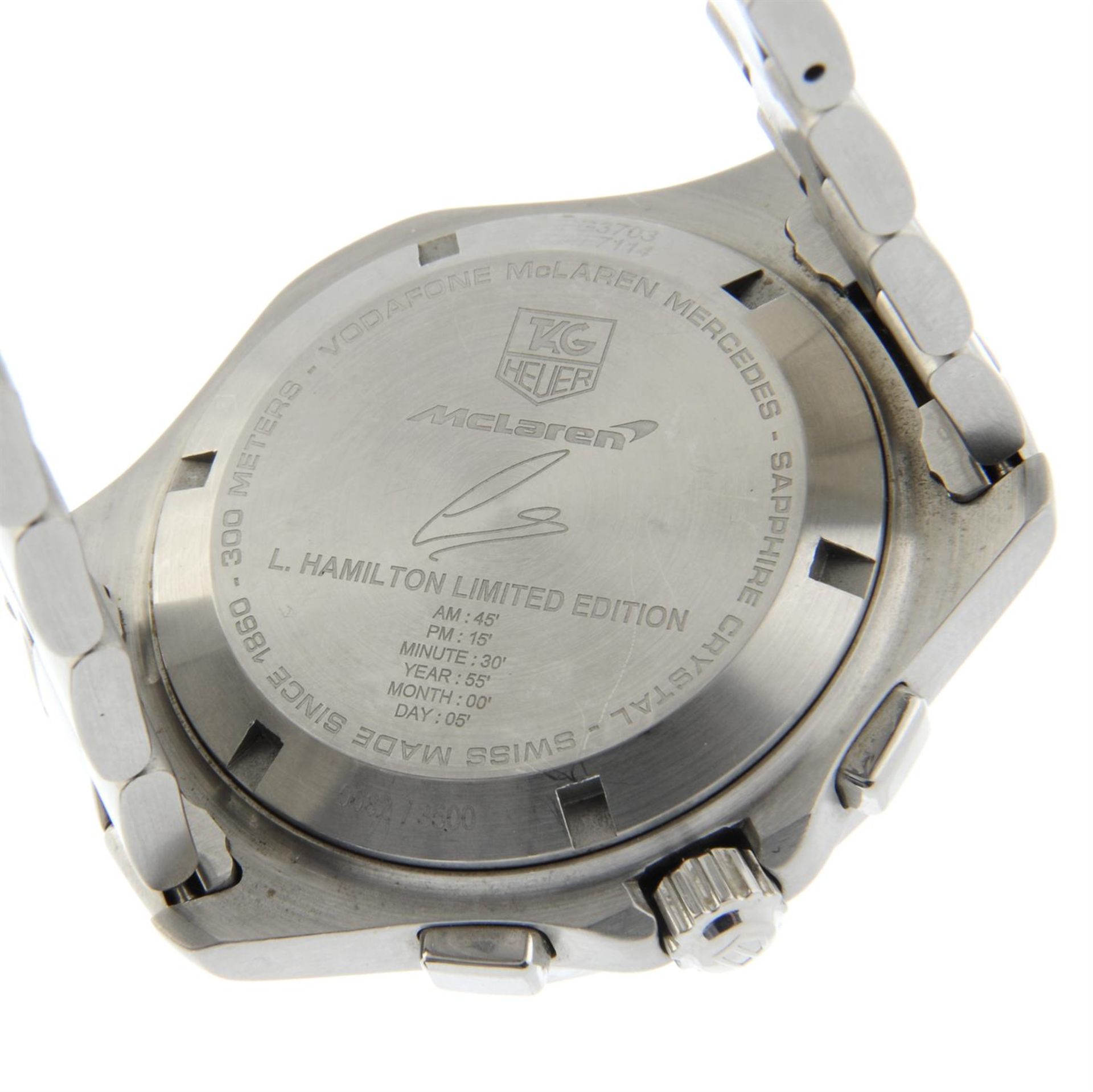 TAG Heuer - an Aquaracer Regatta Lewis Hamilton watch. 42mm. - Image 4 of 6