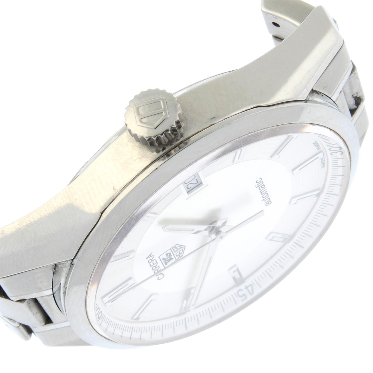 TAG Heuer - a Carrera bracelet watch, 38mm. - Image 3 of 5