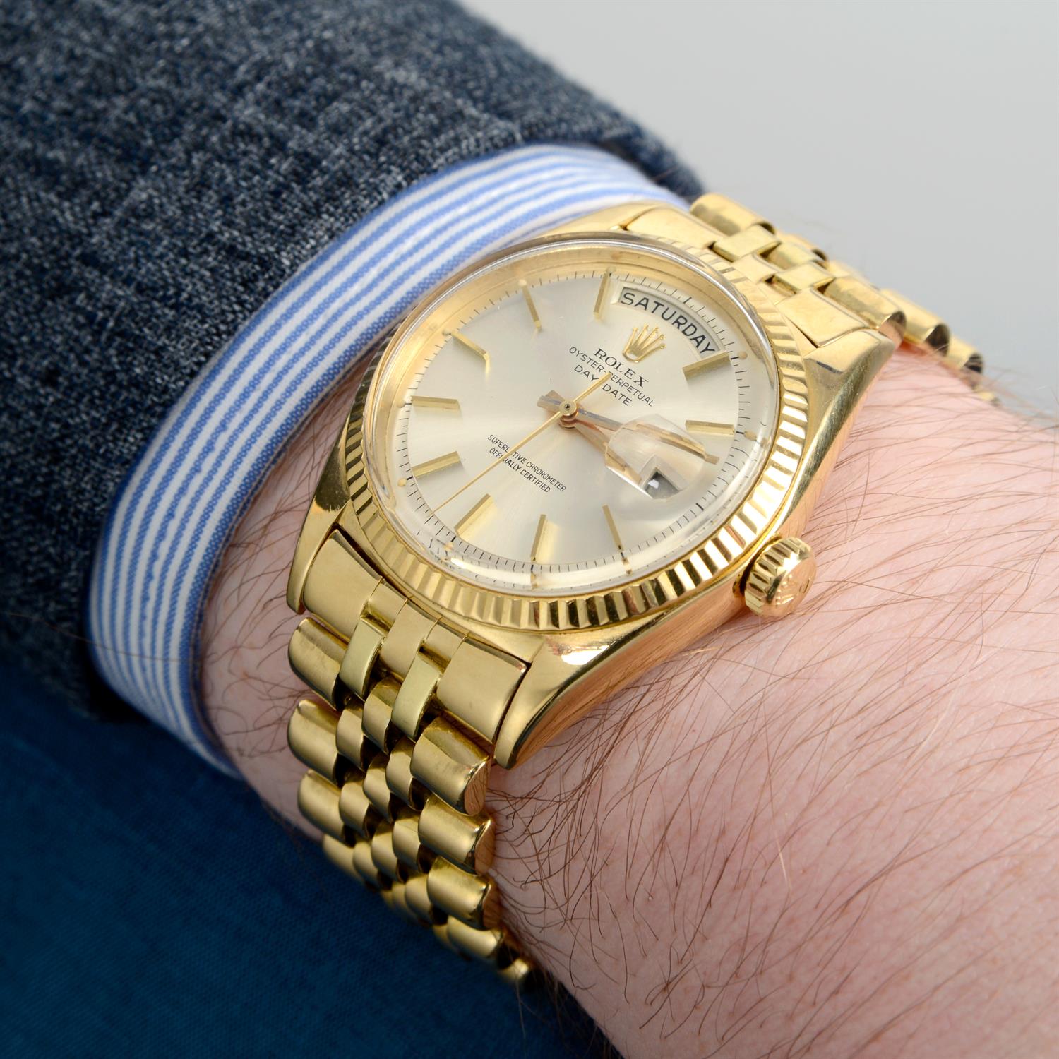 Rolex - an Oyster Perpetual Day-Date watch, 36mm. - Image 6 of 6