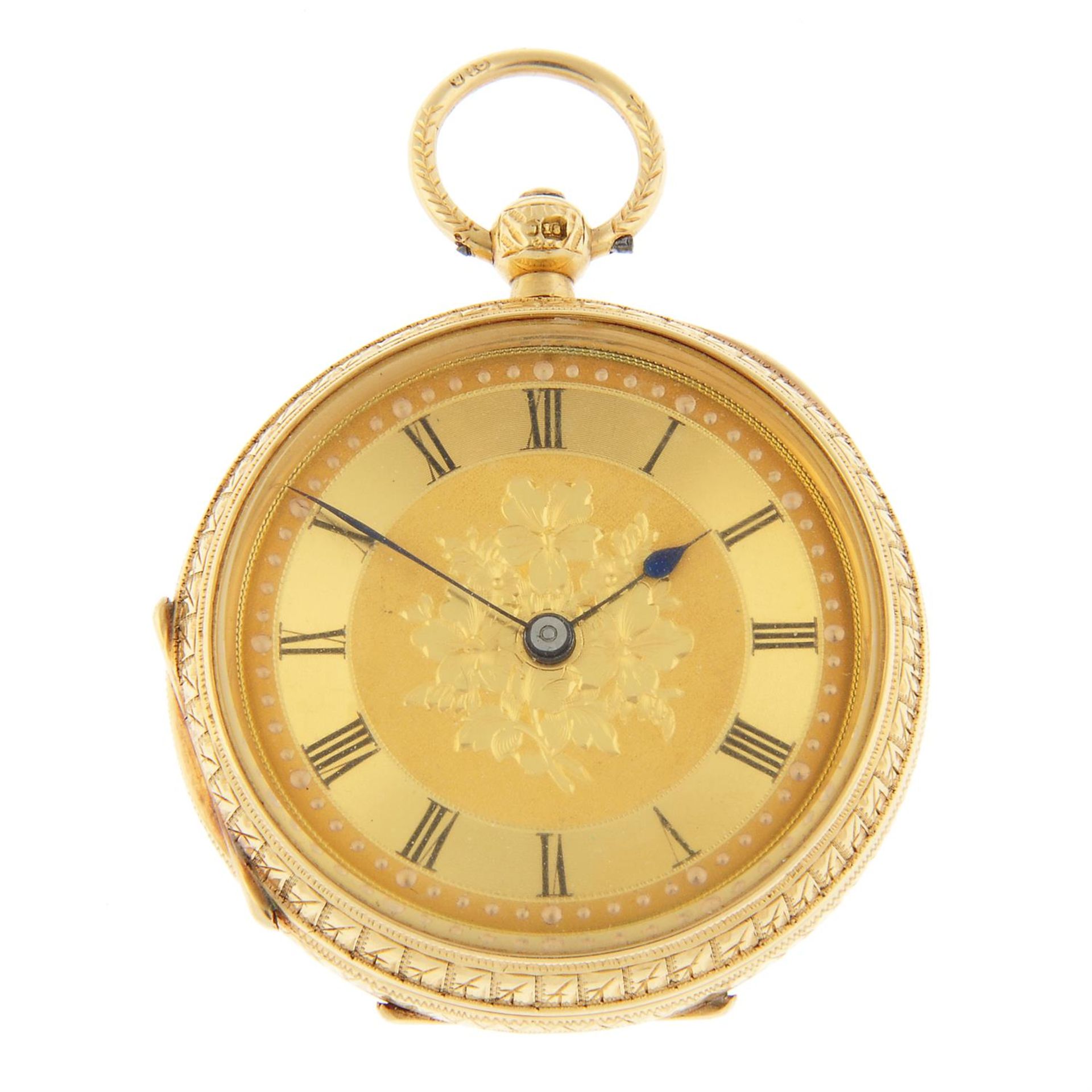 A pocket watch by C. Moody, 37mm.
