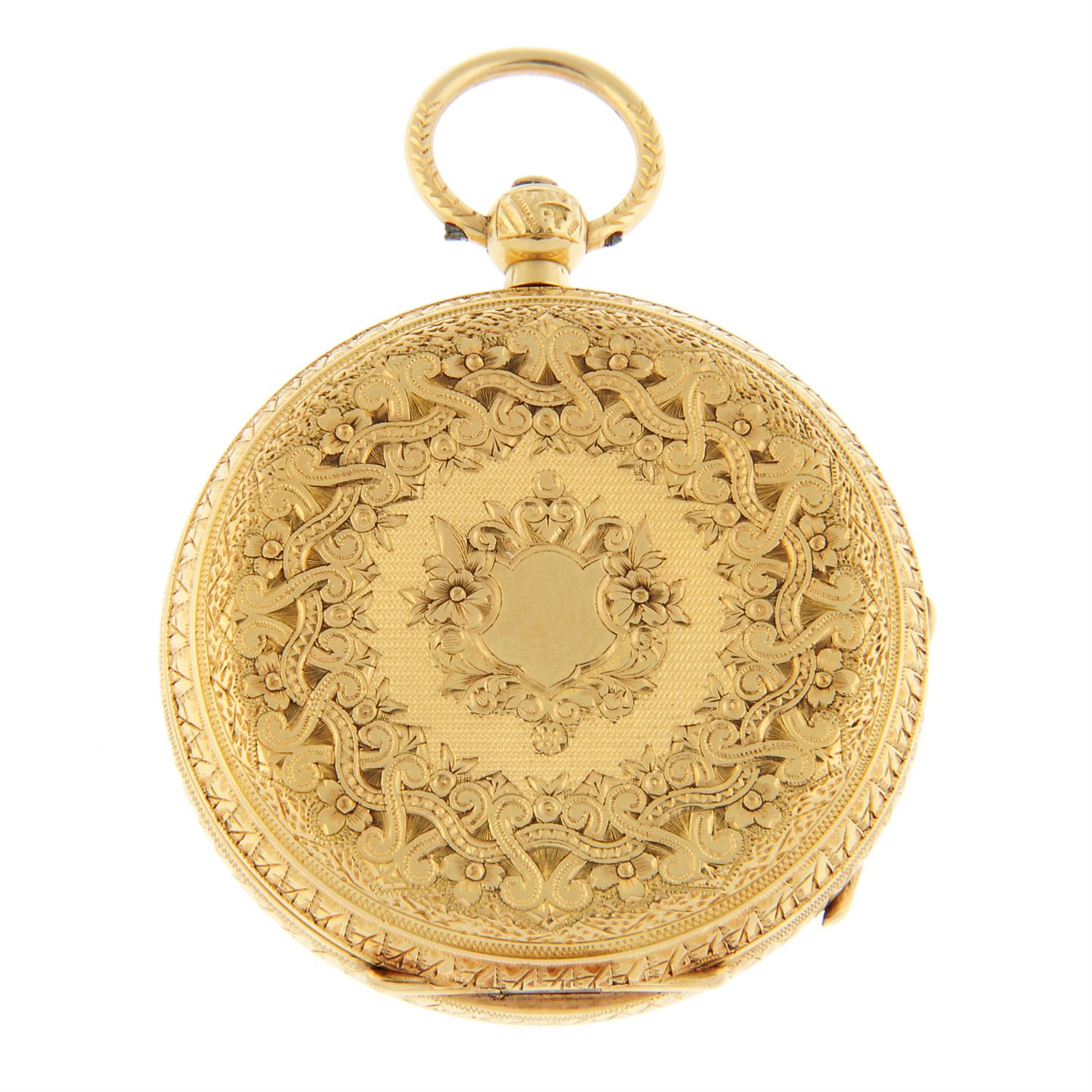 A pocket watch by C. Moody, 37mm. - Image 2 of 3
