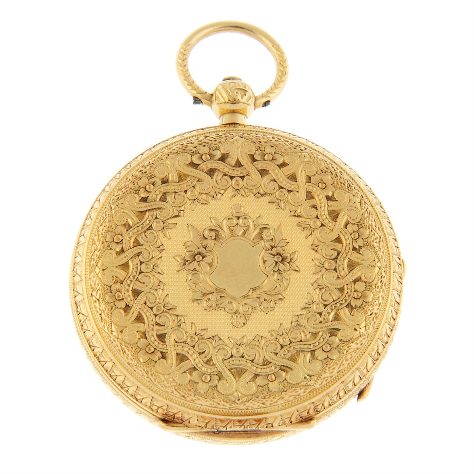 A pocket watch by C. Moody, 37mm. - Bild 2 aus 3