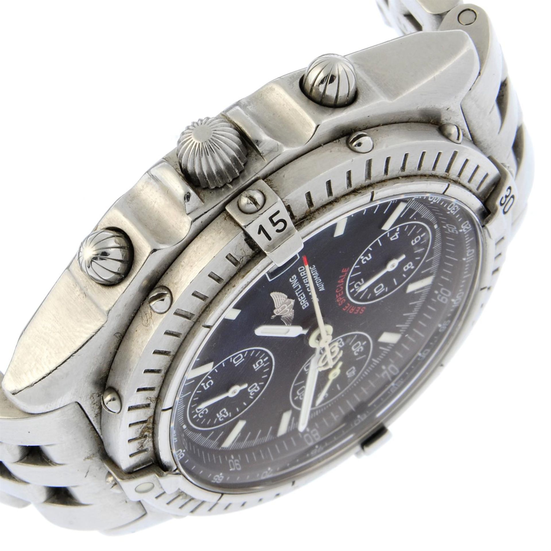 Breitling - a Blackbird chronograph watch, 39mm. - Bild 3 aus 6