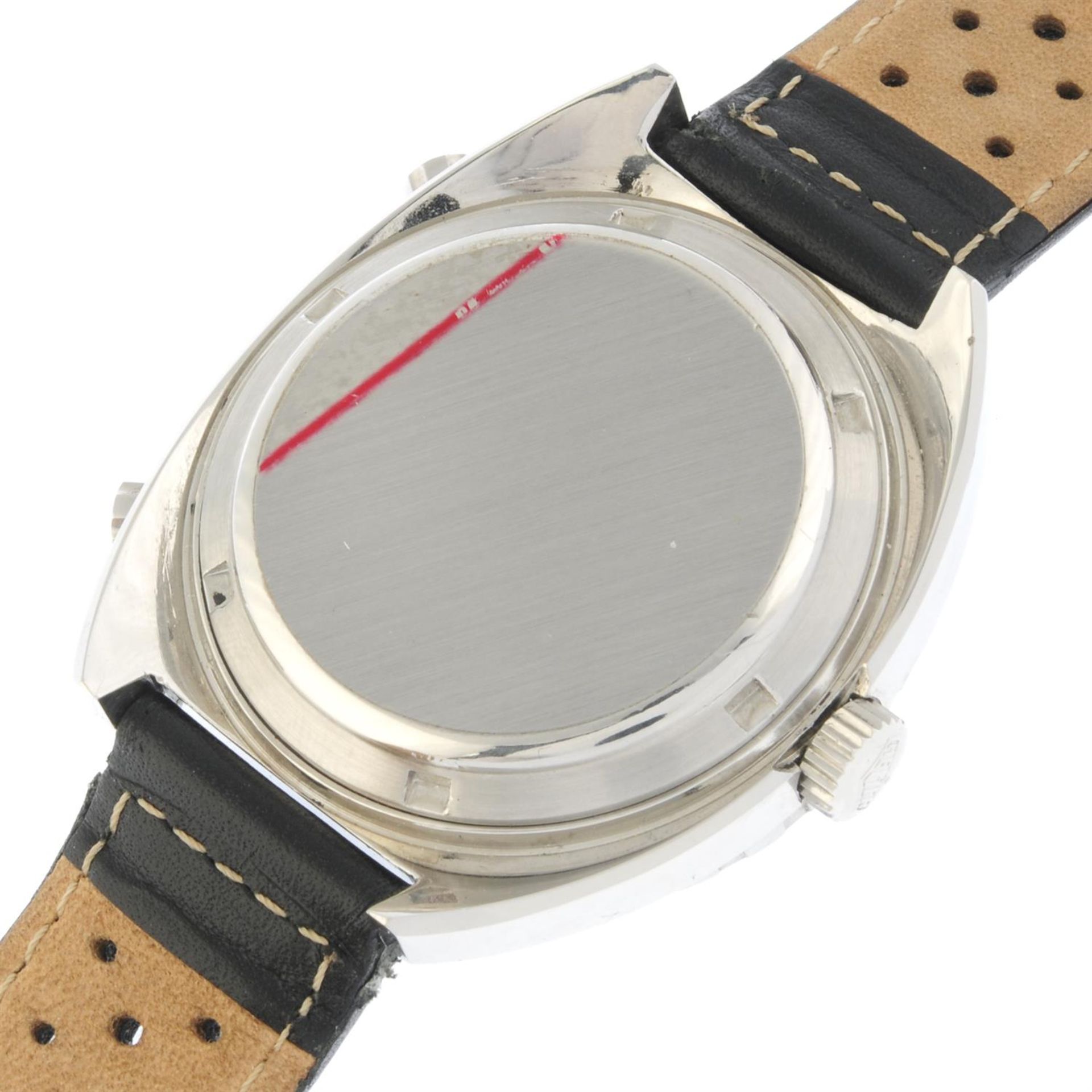 Heuer - an Autavia chronograph watch, 42mm. - Bild 5 aus 6