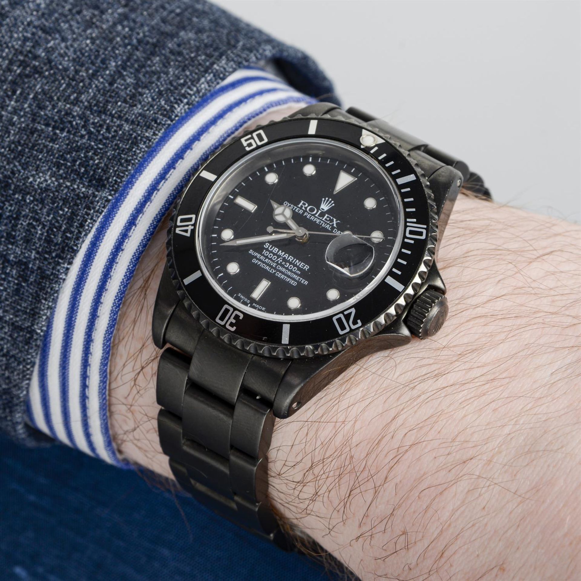 Rolex - an Oyster Perpetual Submariner watch, 40mm. - Bild 6 aus 7
