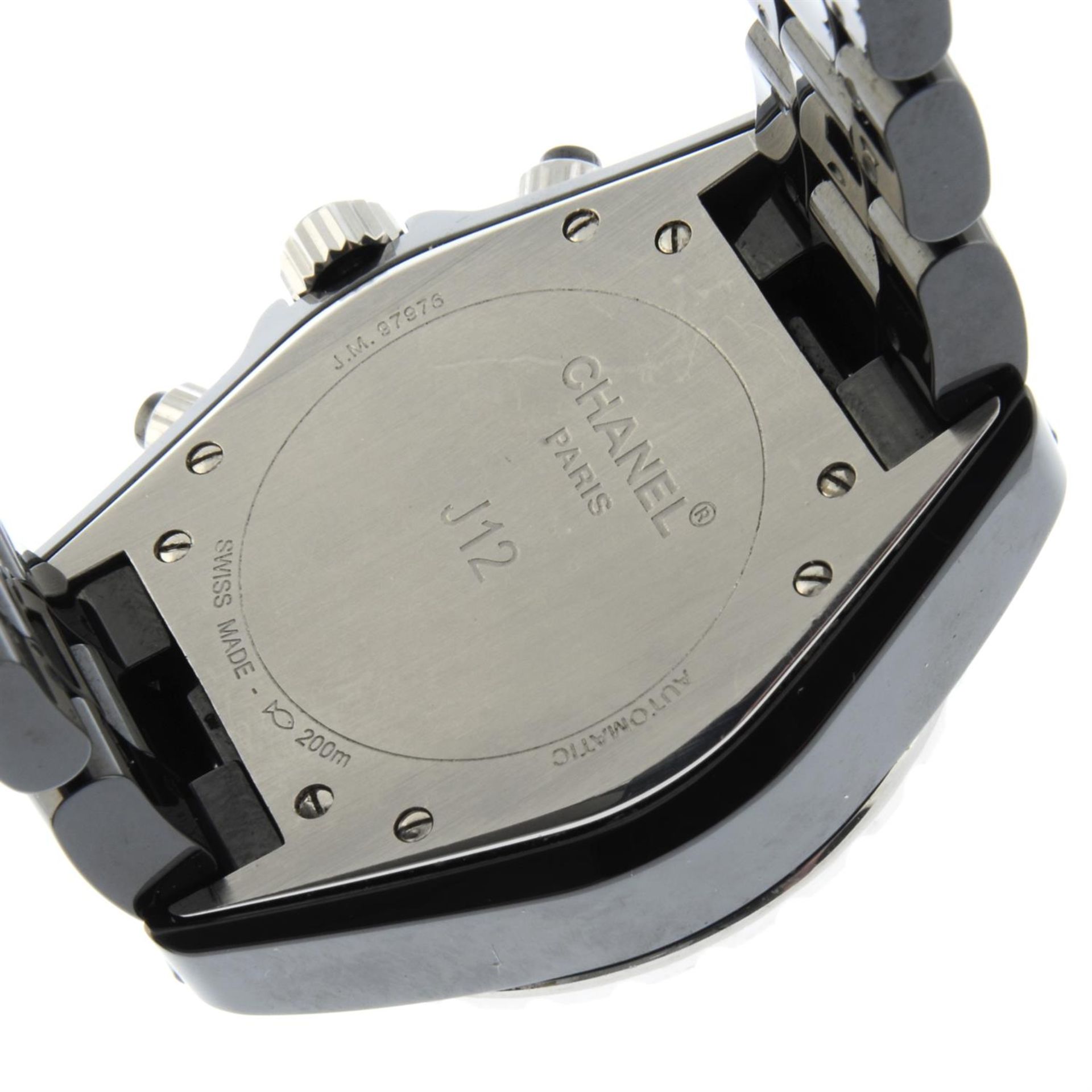 Chanel - a J12 chronograph watch, 41mm. - Bild 4 aus 6