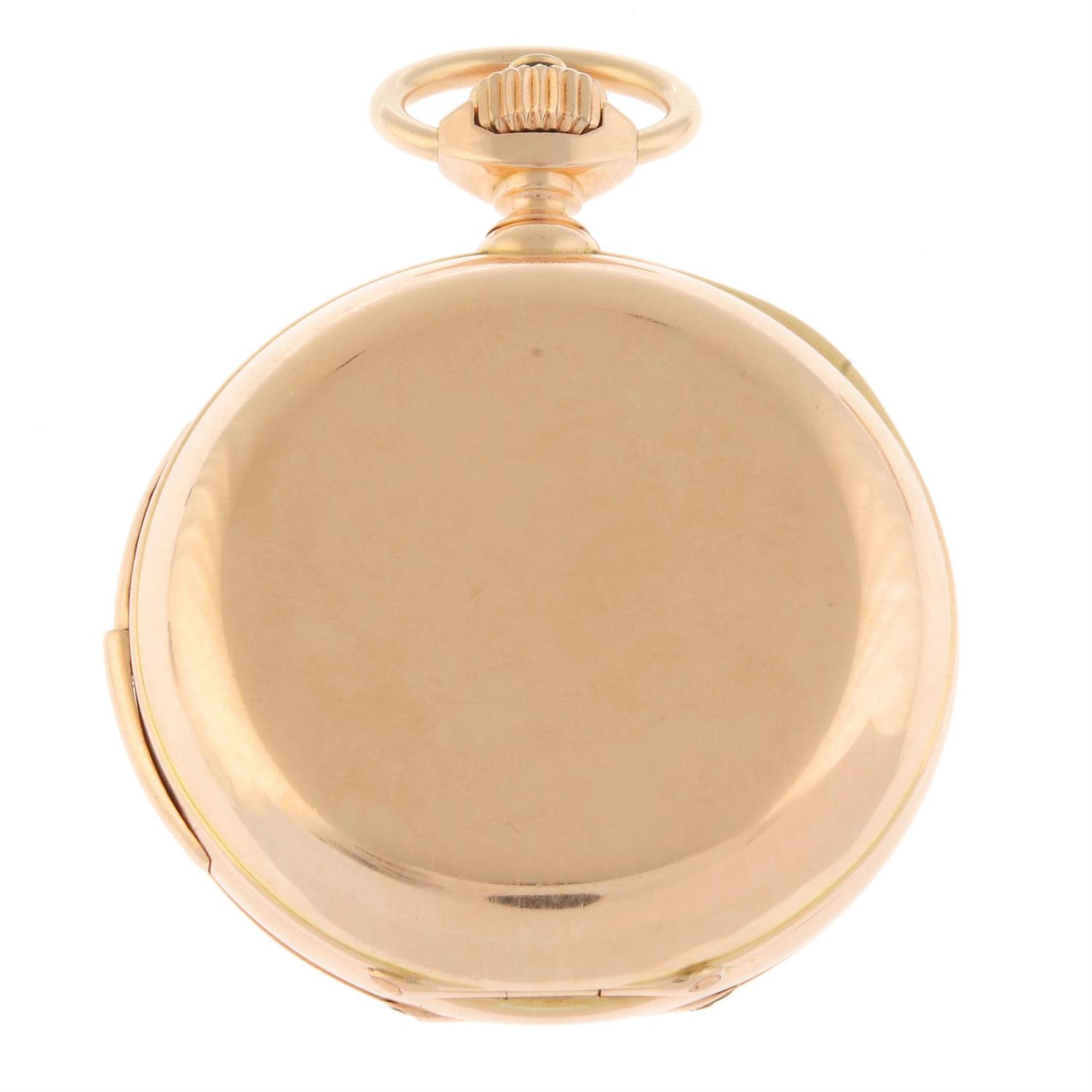 A full hunter repeater pocket watch, 51mm. - Image 3 of 6