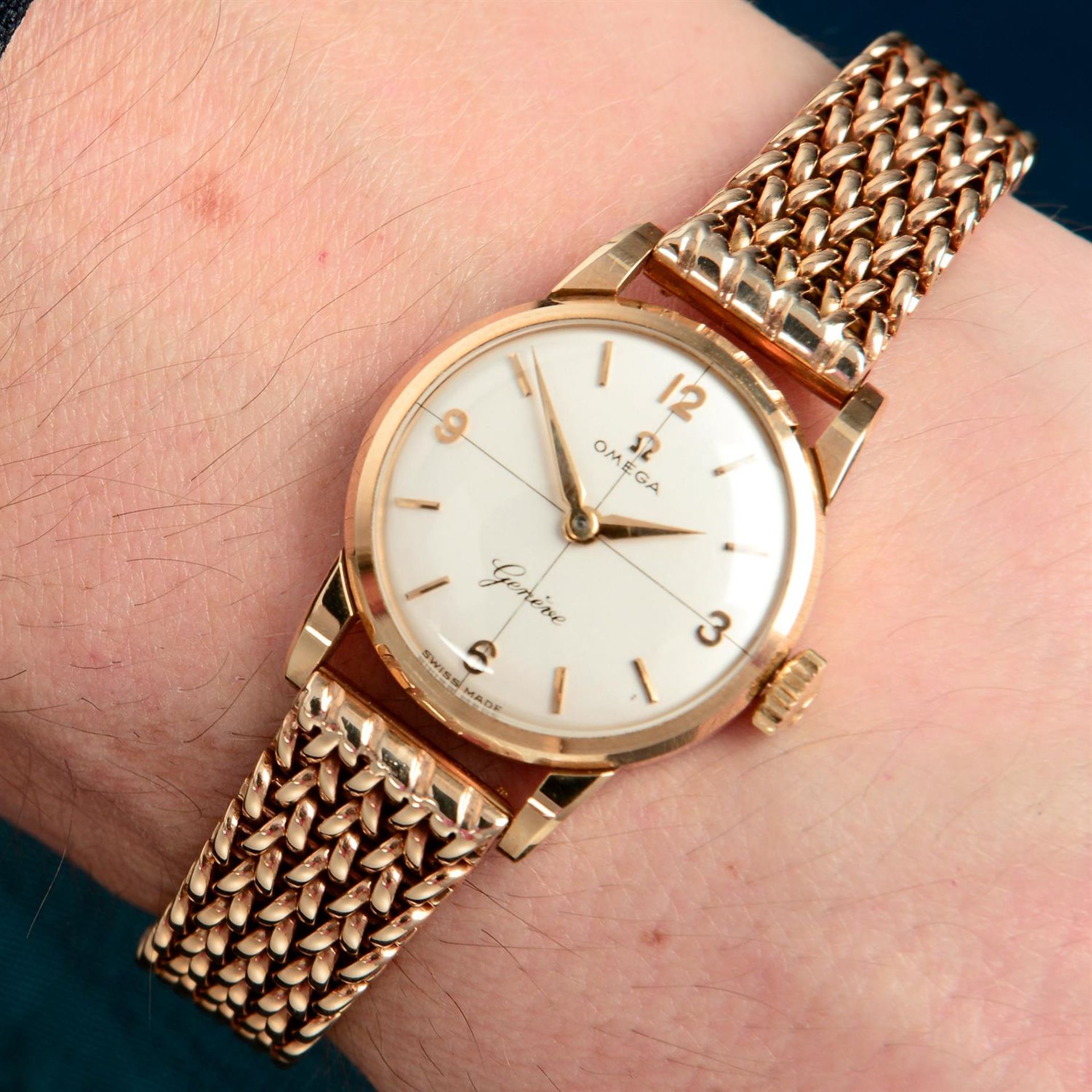Omega - a Genève watch, 21mm. - Bild 5 aus 5