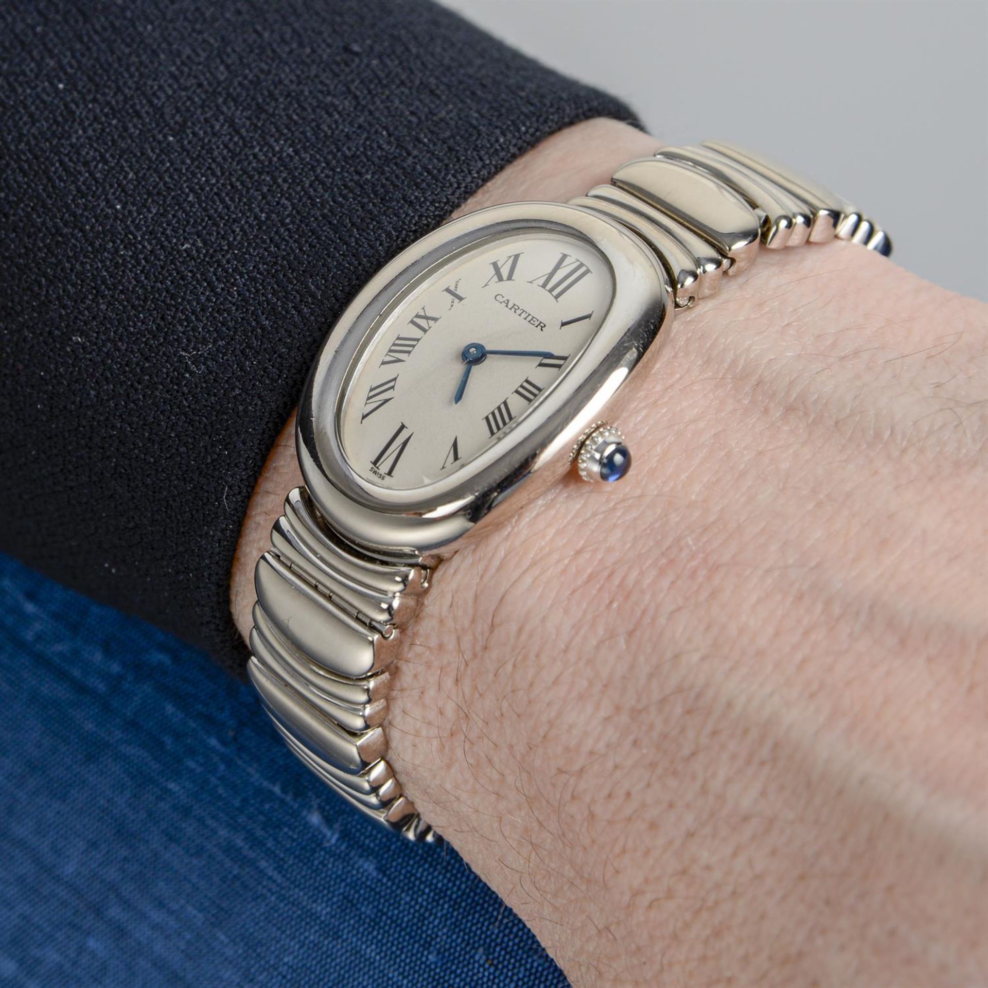 Cartier - a Baignoire watch, 22mm. - Bild 6 aus 7