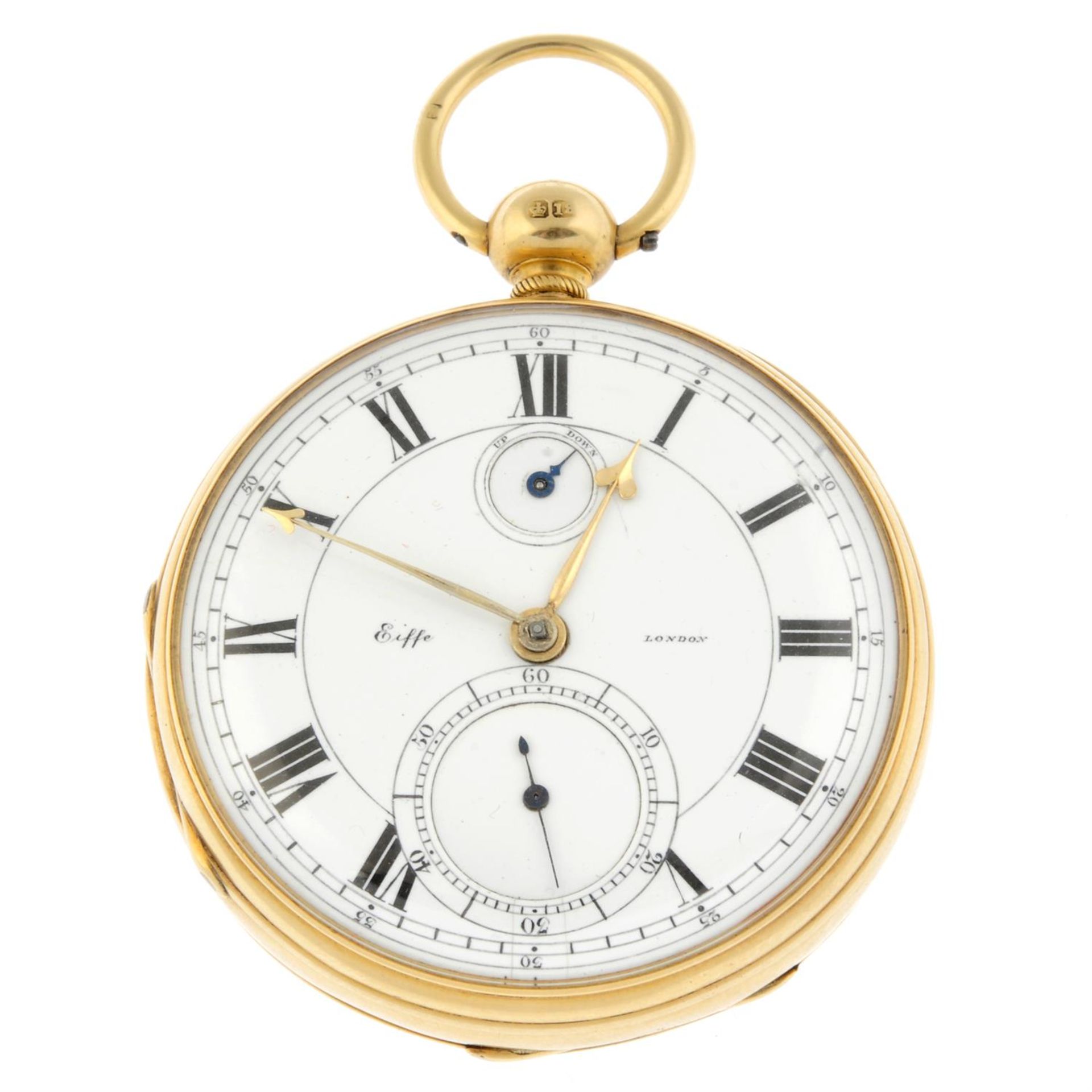 A pocket watch by Eiffe, 53mm.