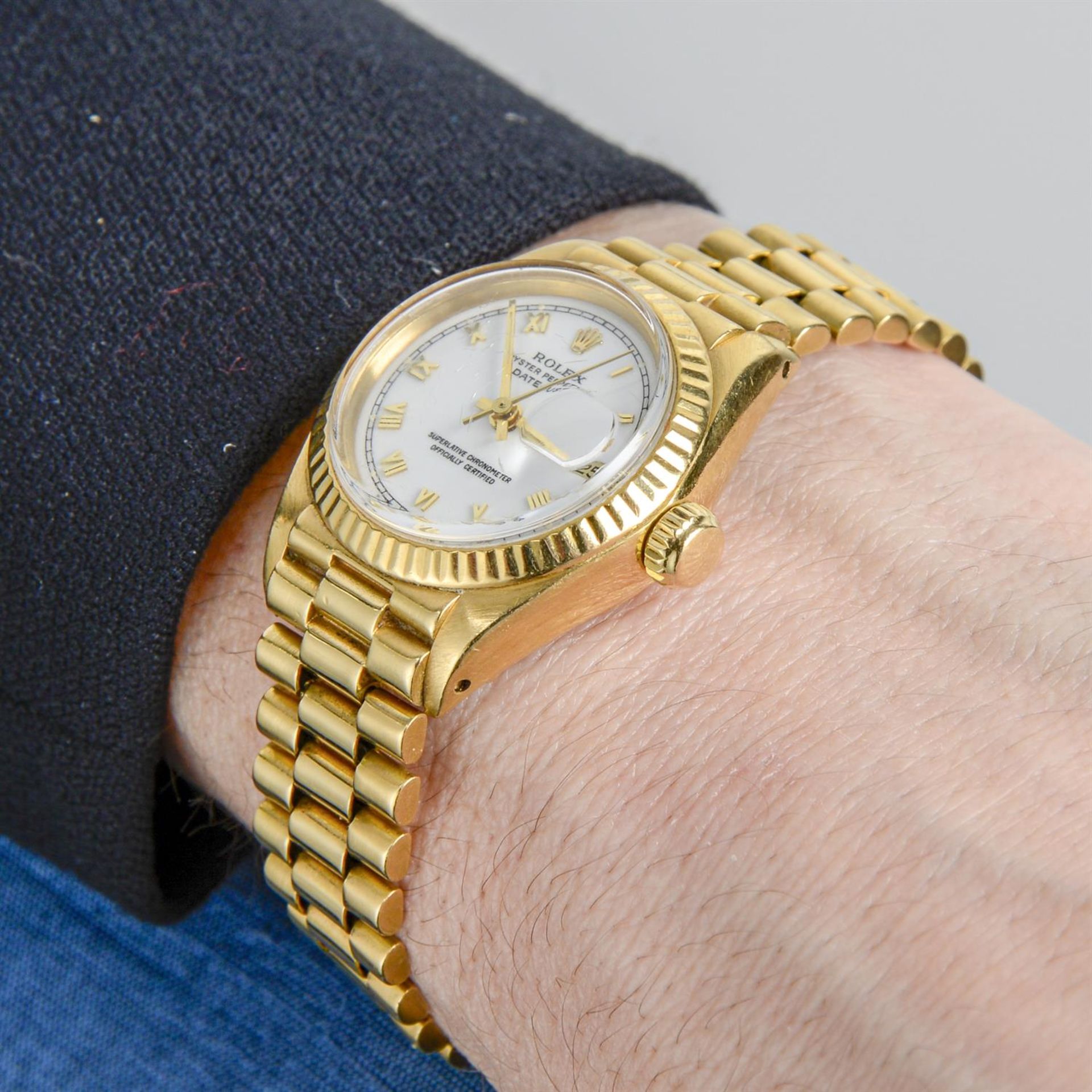 Rolex - an Oyster Perpetual Datejust watch, 26mm. - Image 6 of 7