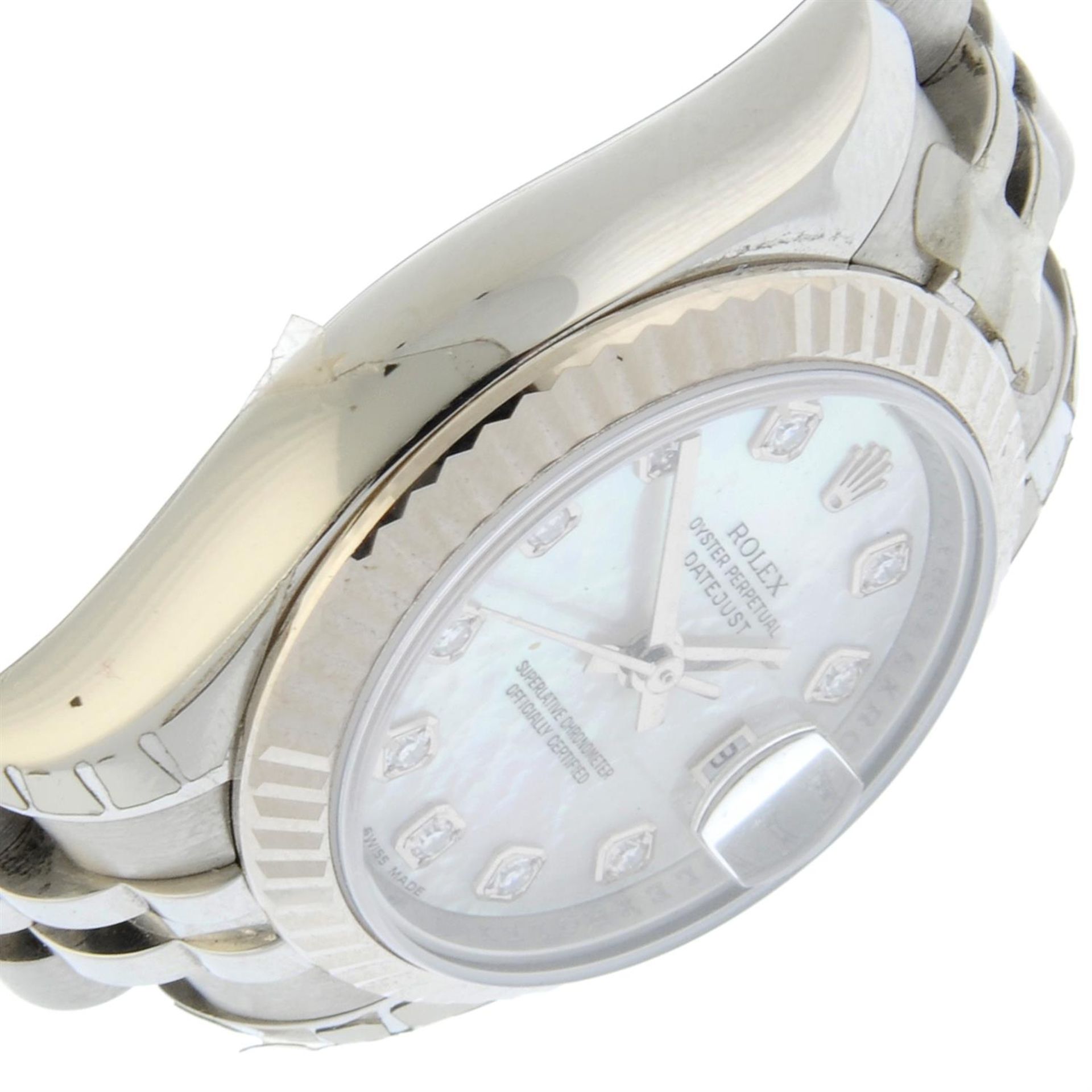 Rolex - an Oyster Perpetual Datejust watch, 26mm. - Bild 4 aus 7