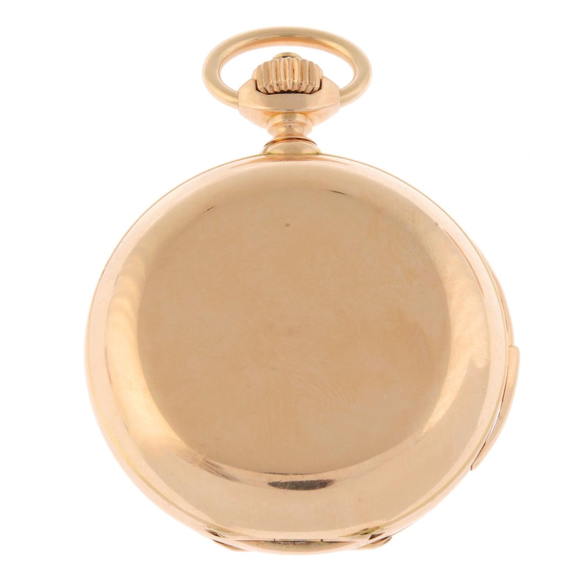 A full hunter repeater pocket watch, 51mm. - Image 2 of 6