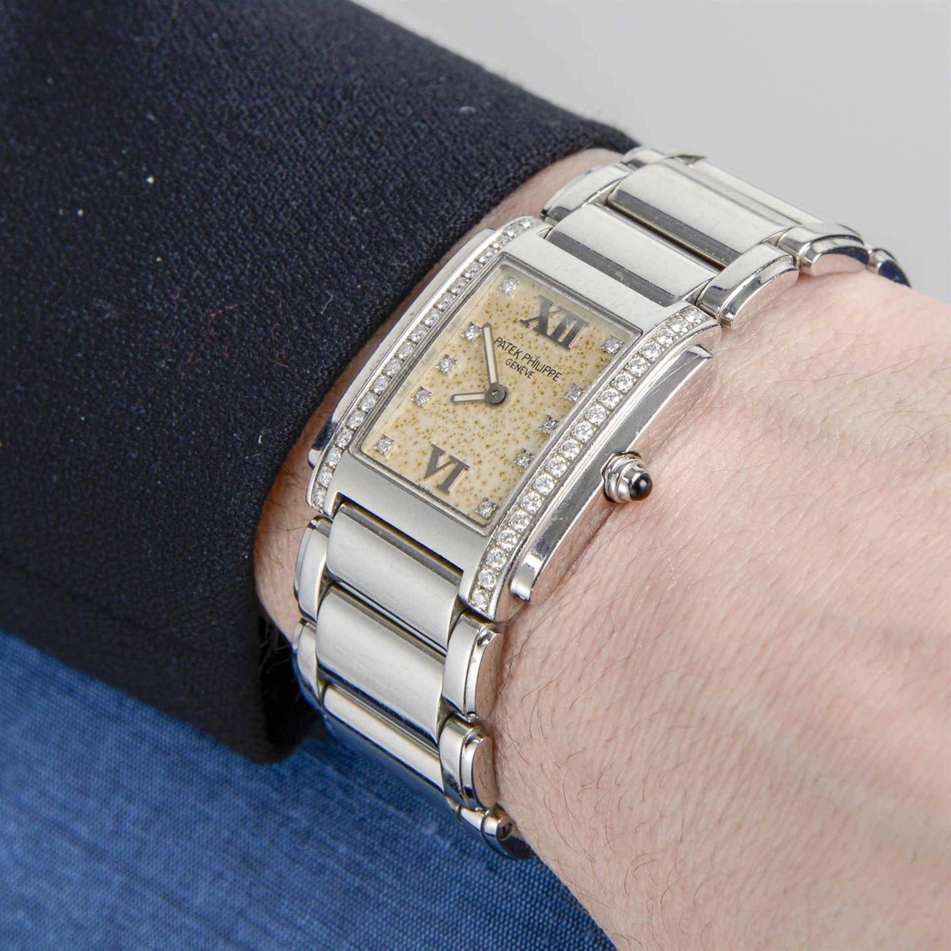 Patek Philippe - a Twenty-4 watch, 25x30mm. - Image 6 of 7