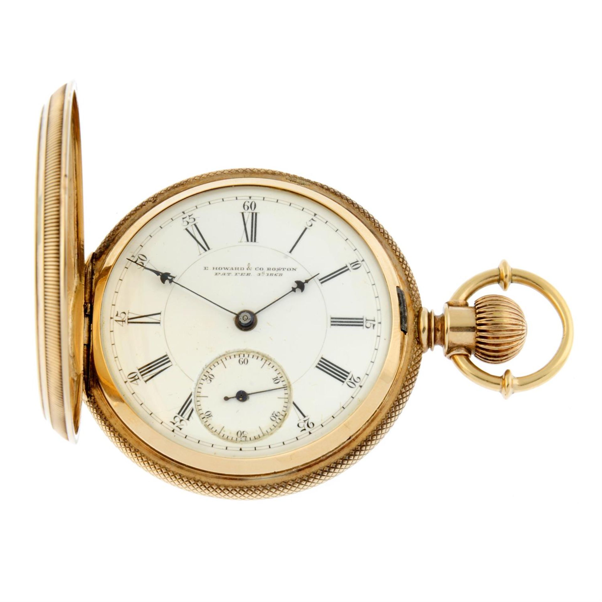 An full hunter pocket watch, 54mm.