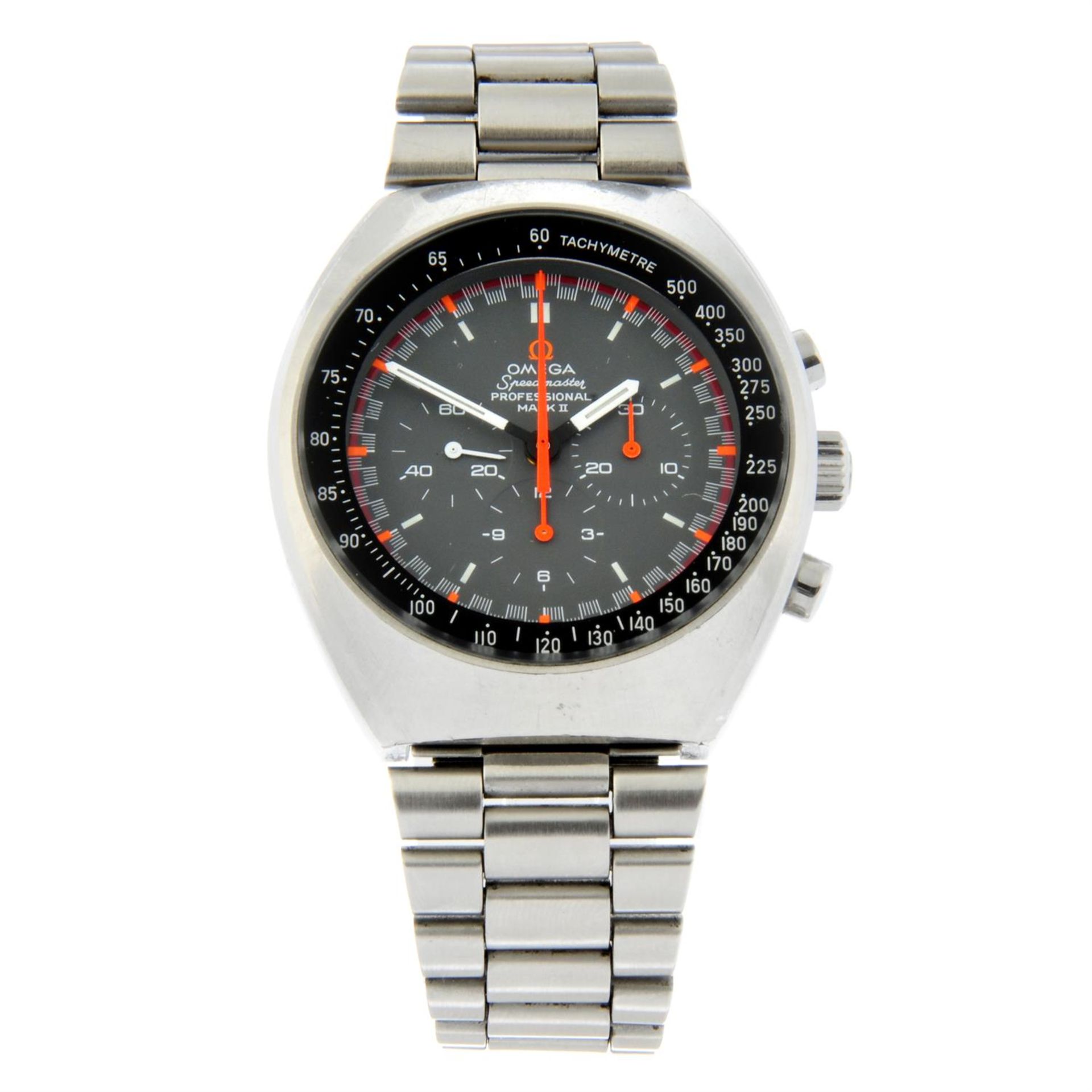 Omega - a Speedmaster Mark II watch, 41mm.