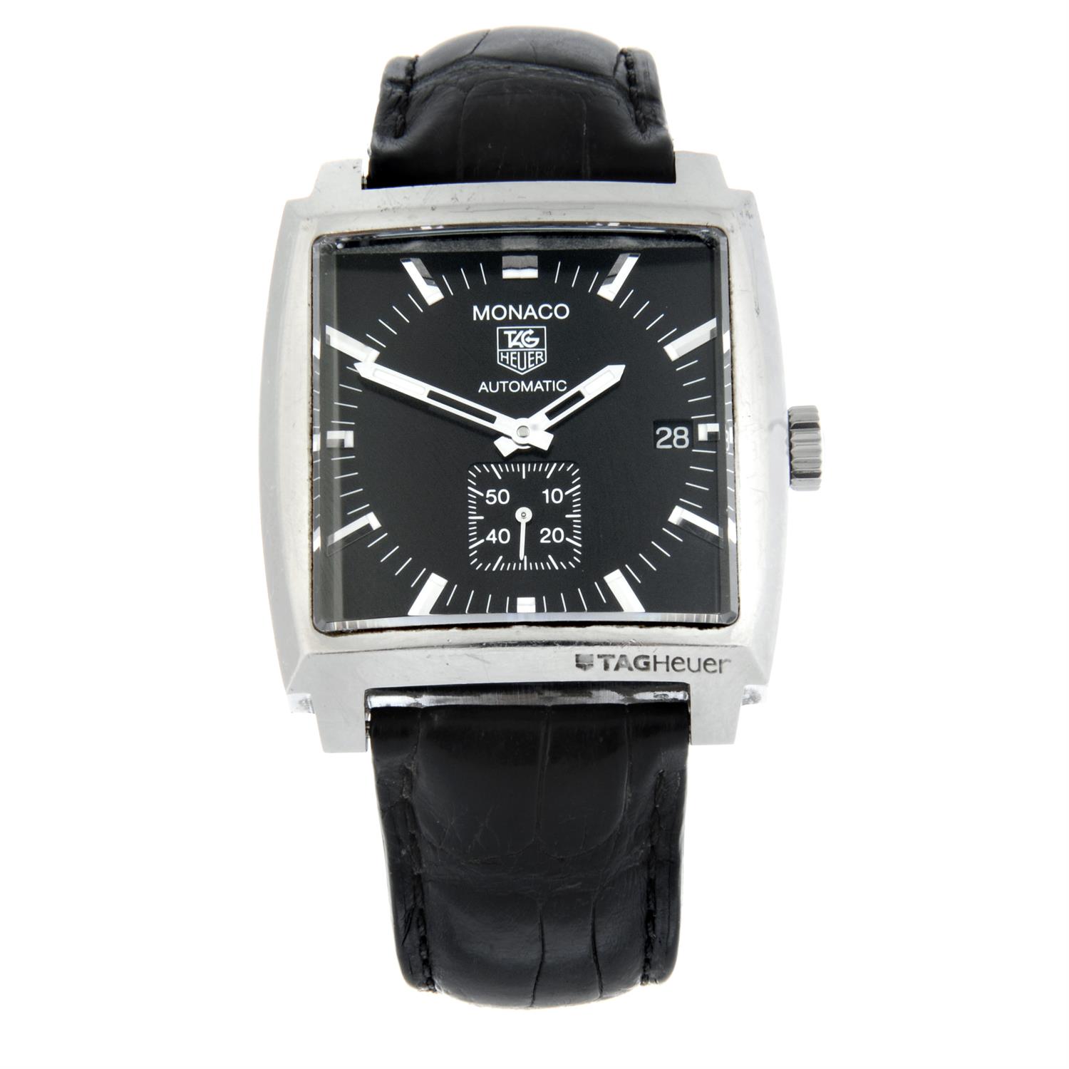 TAG Heuer - a Monaco watch, 36mm.