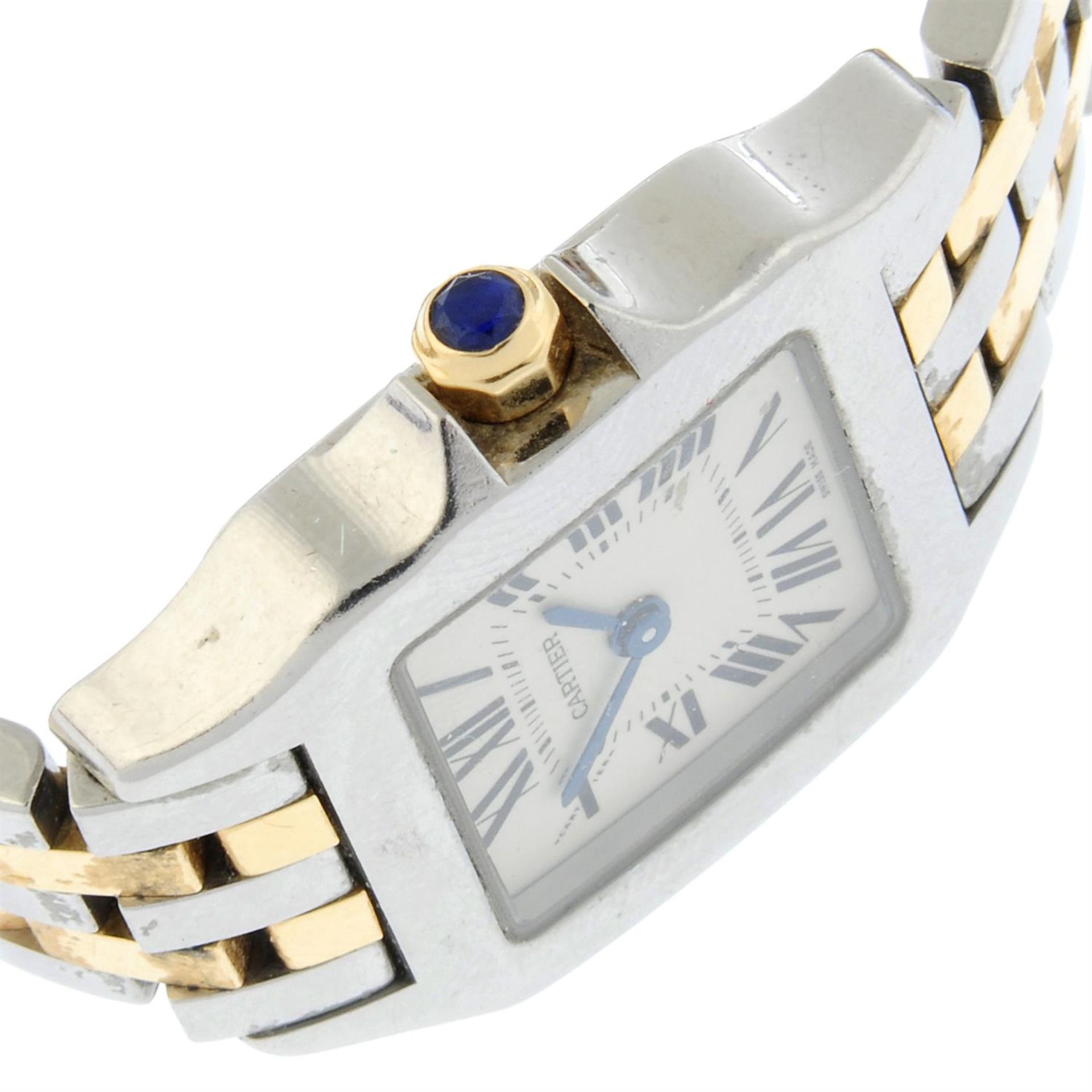 Cartier - a Santos Demoiselle watch, 20mm. - Image 3 of 6