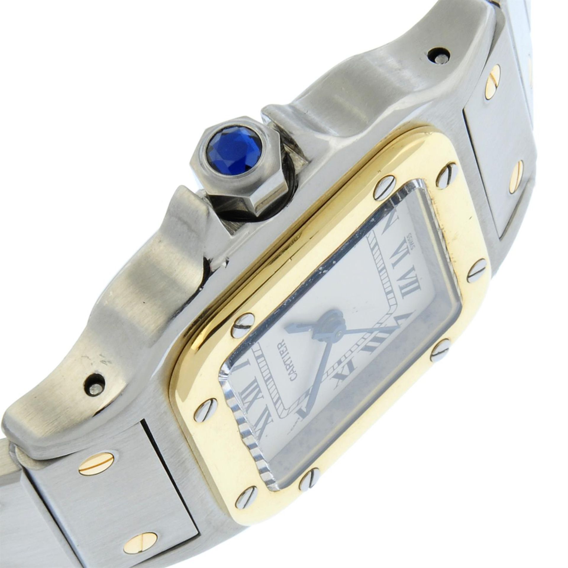 Cartier - a Santos Galbee watch, 24mm. - Image 3 of 4