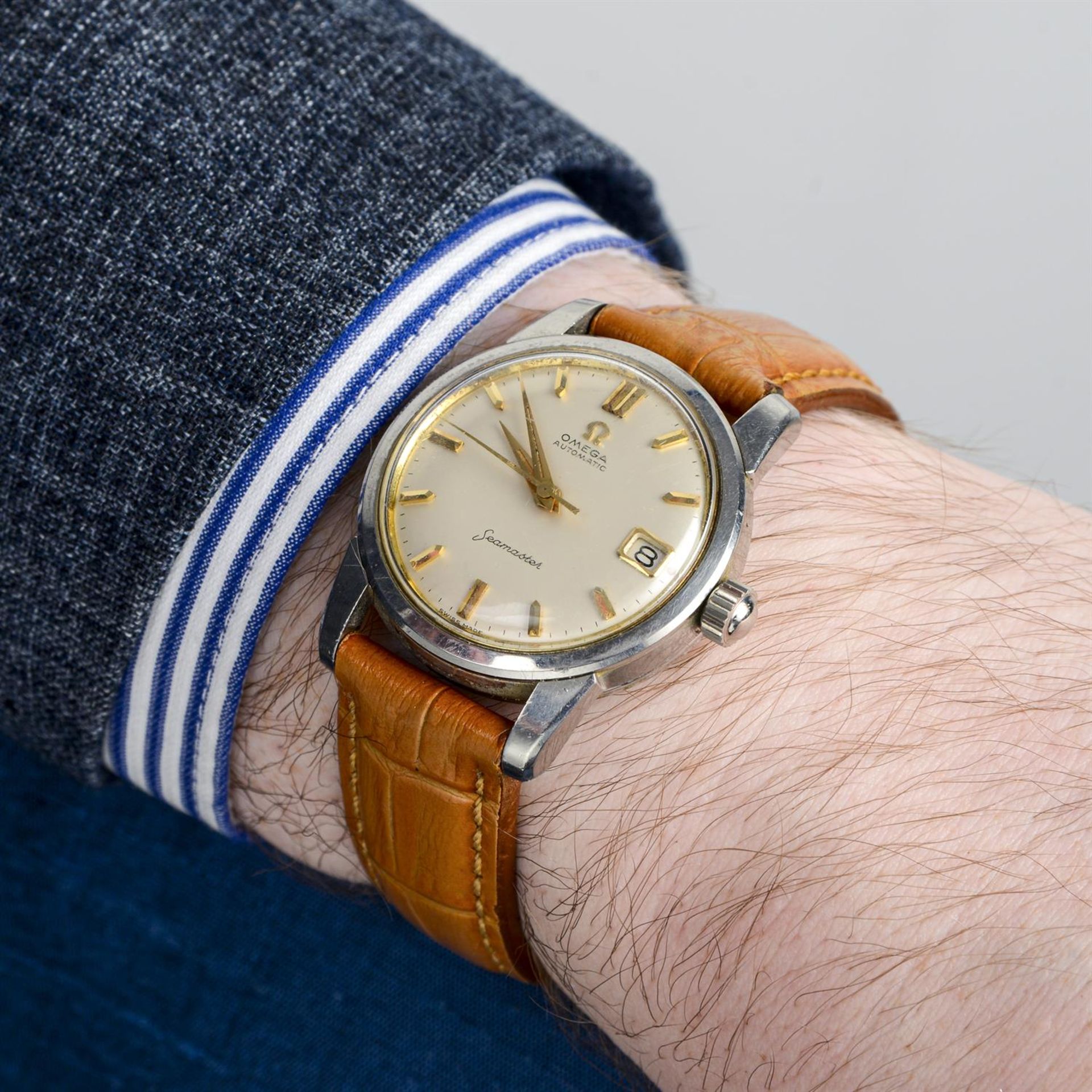 Omega - a Seamaster watch, 34mm. - Image 5 of 5