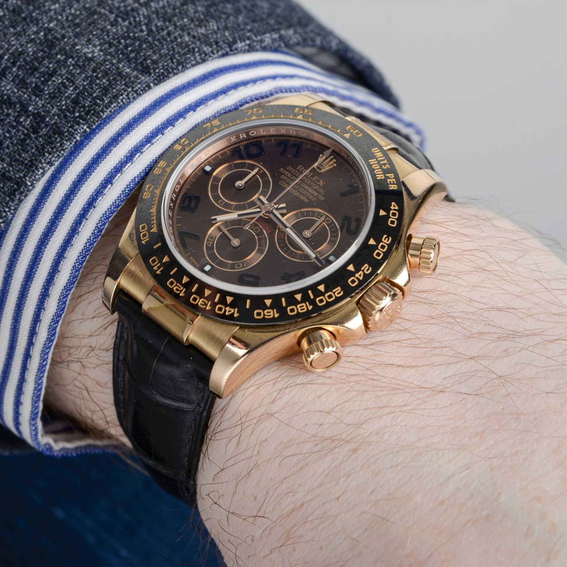 Rolex - an Oyster Perpetual Cosmograph Daytona watch, 39mm. - Bild 7 aus 7