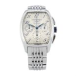 Longines - a Evidenza chronograph watch, 34.5mm.