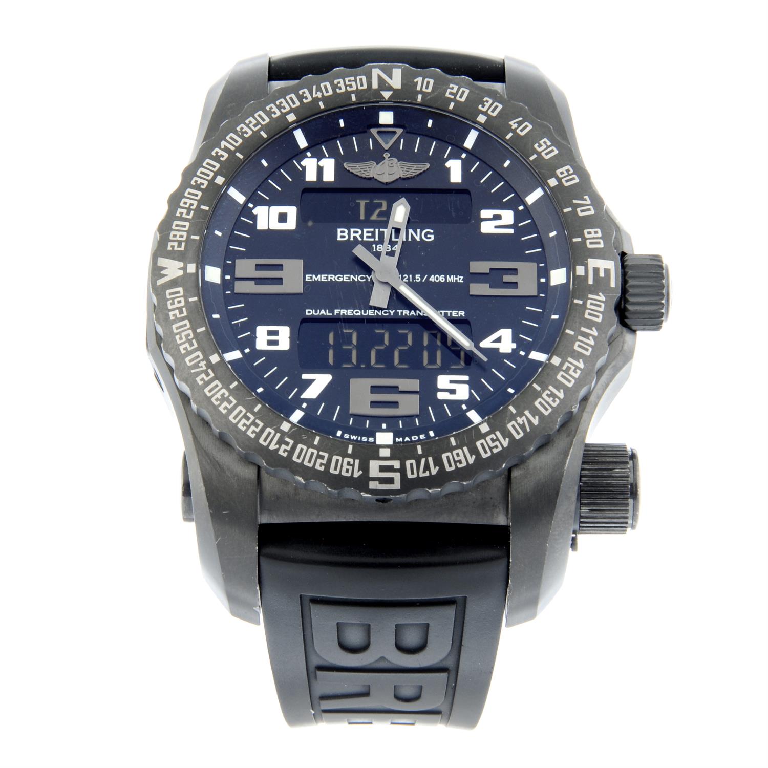 Breitling - an Emergency II Night Mission watch, 52mm.