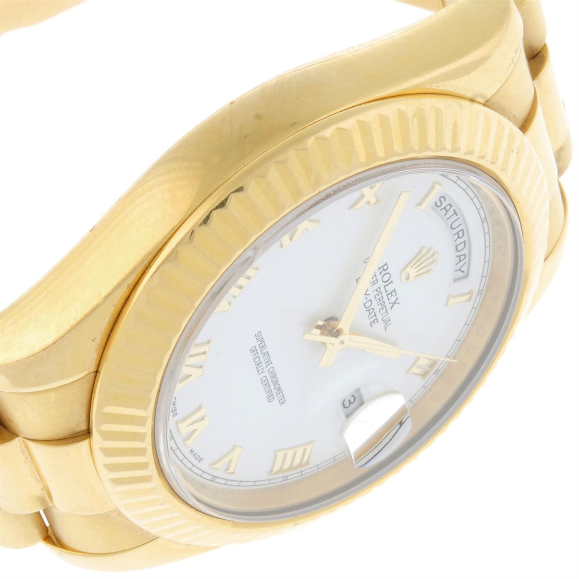 Rolex - an Oyster Perpetual Day-Date II watch, 41mm. - Image 4 of 6