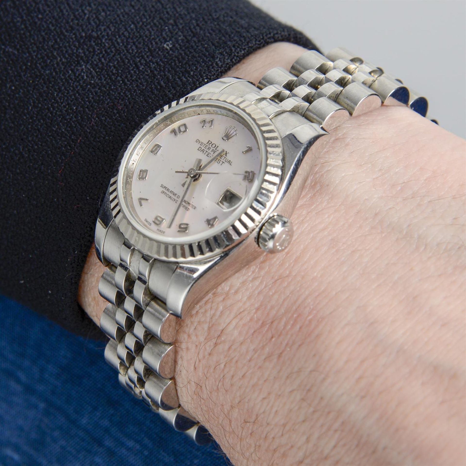 Rolex - an Oyster Perpetual Datejust watch, 26mm - Bild 6 aus 6
