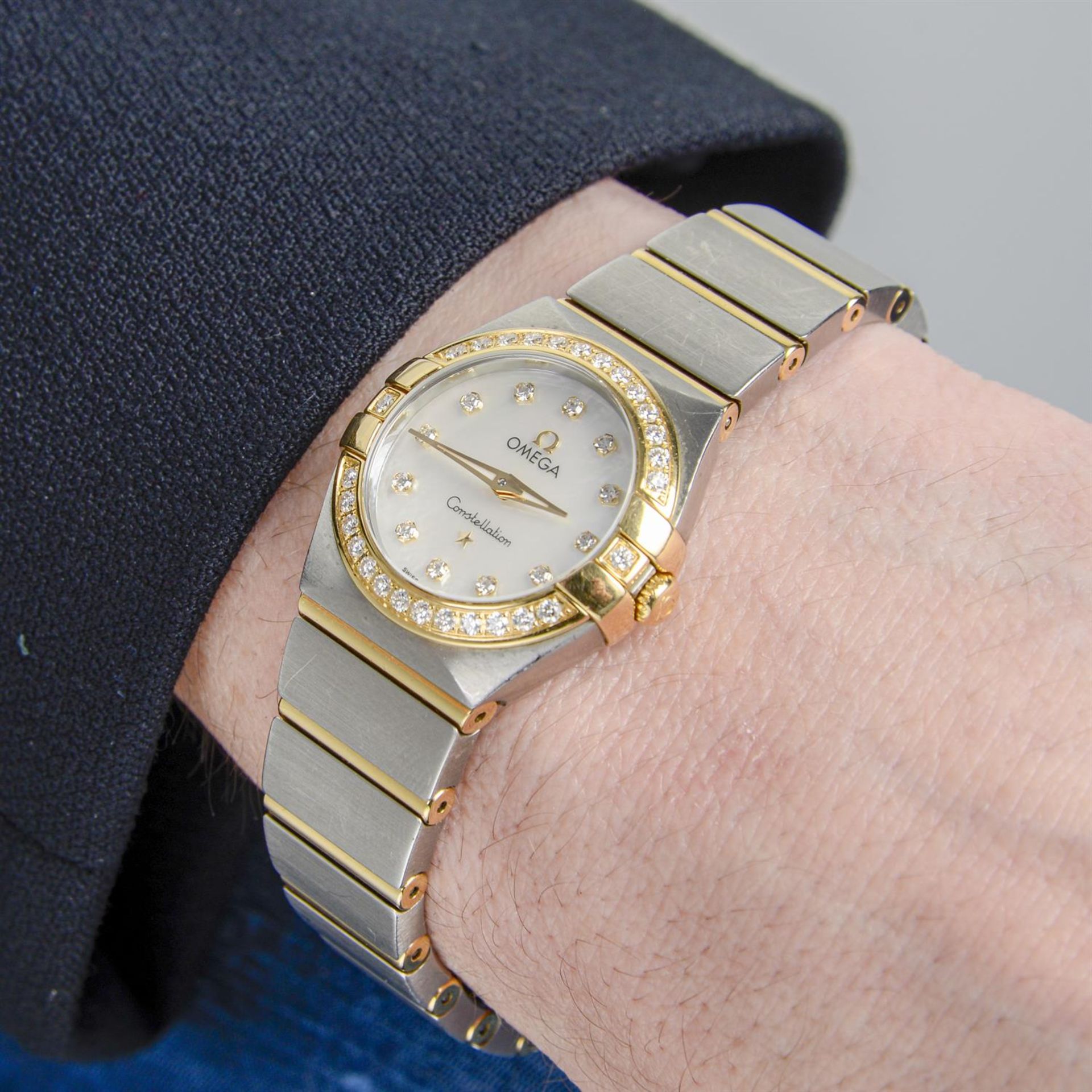 Omega - a Constellation watch, 25mm. - Image 5 of 6