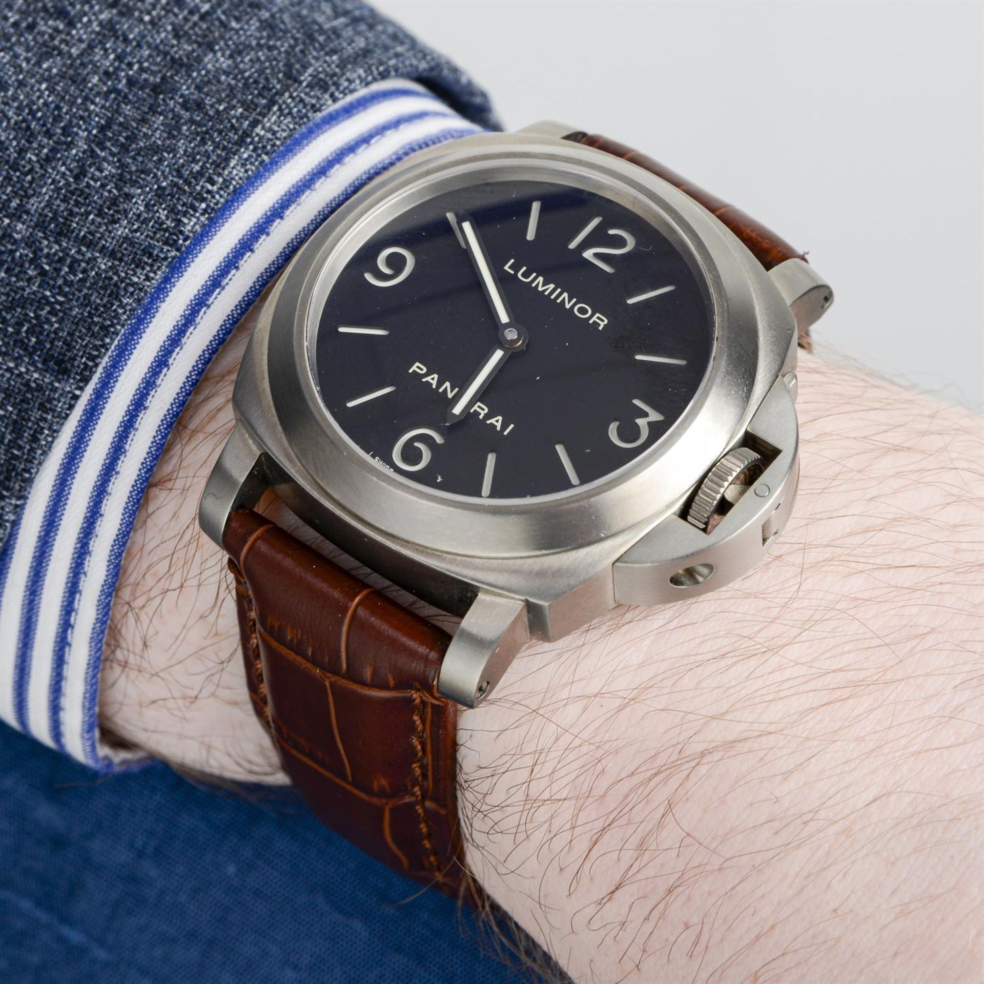 Panerai - a Luminor watch, 45mm. - Image 6 of 6