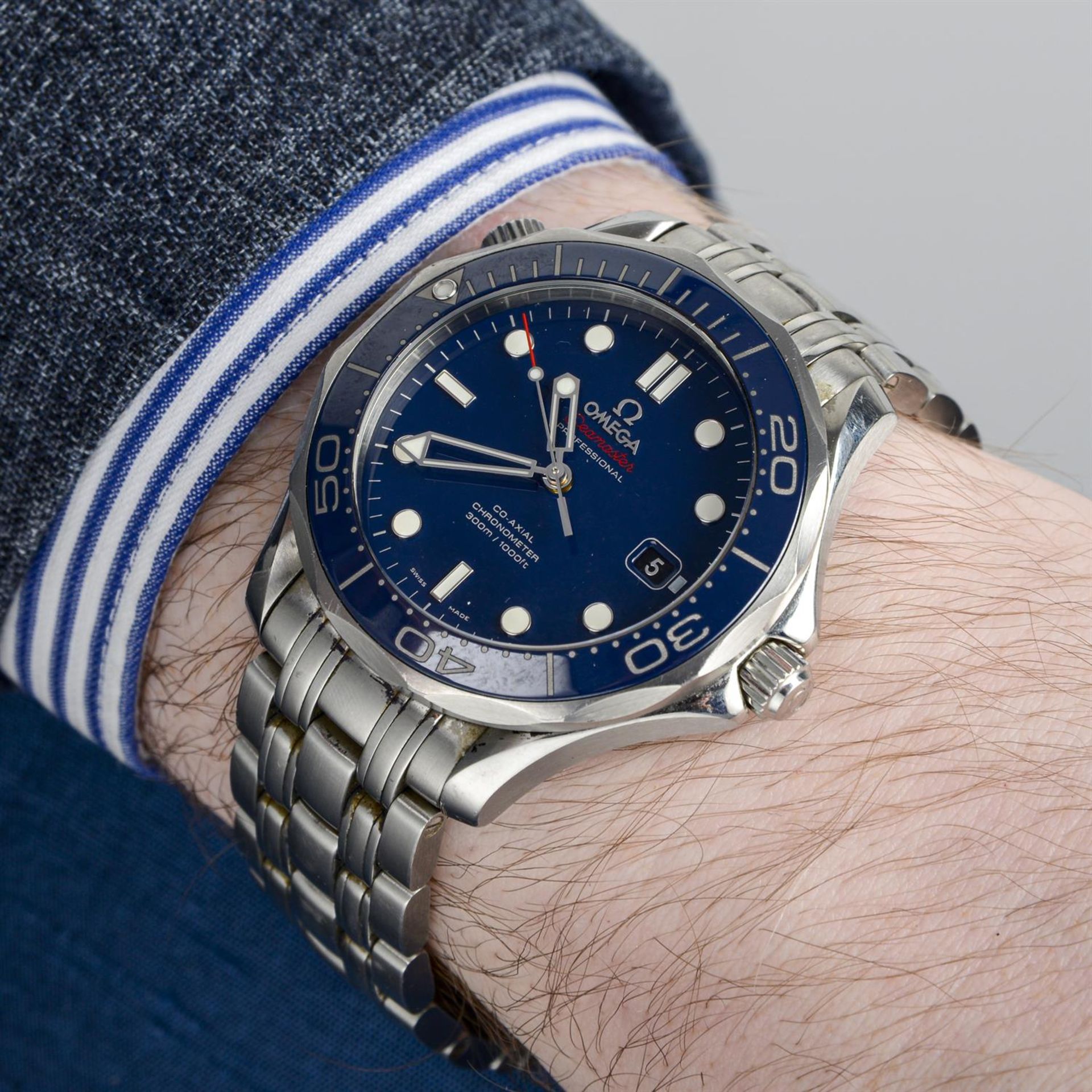 Omega - a Seamaster Co-Axial watch, 42mm. - Bild 6 aus 6