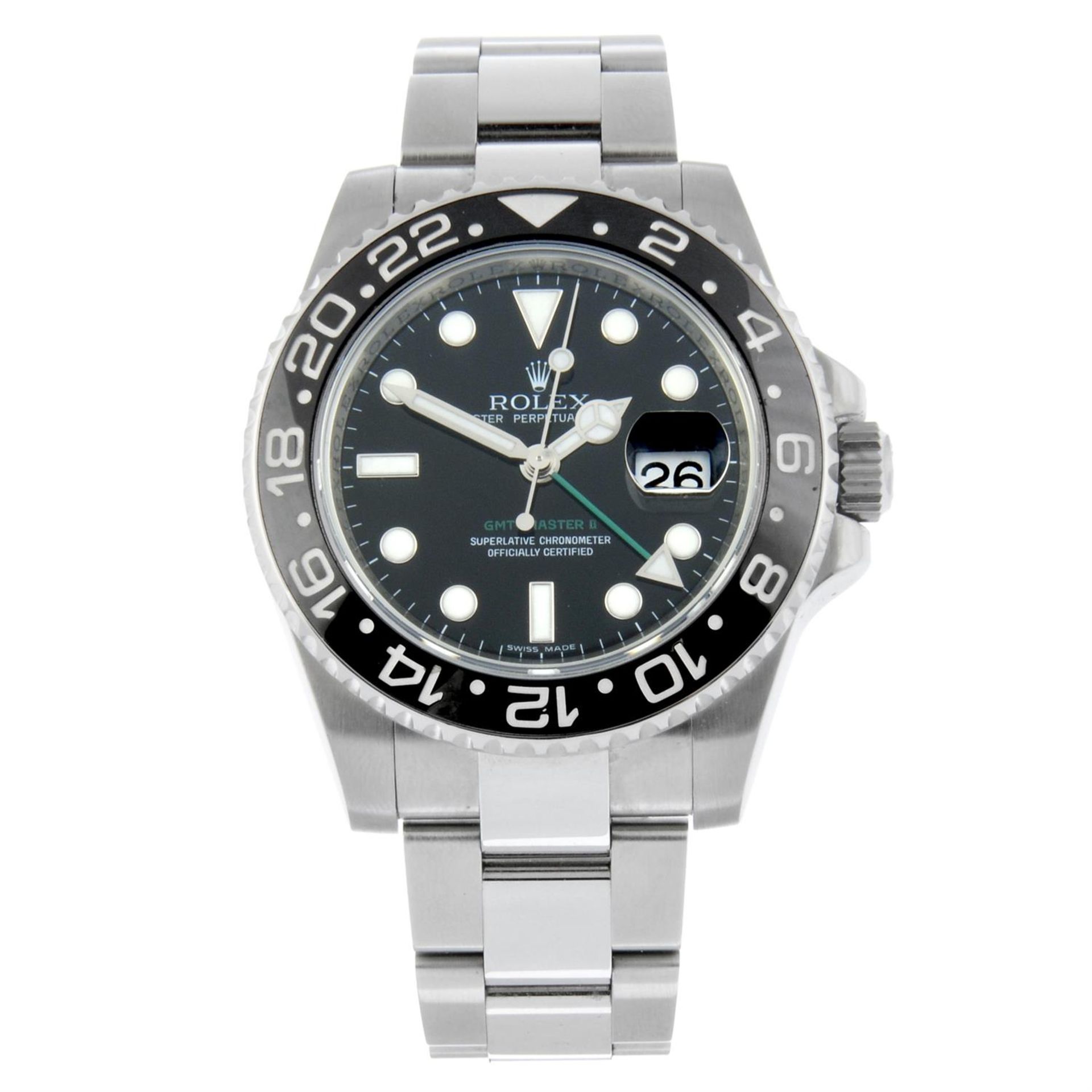 Rolex - an Oyster Perpetual GMT-Master II watch.