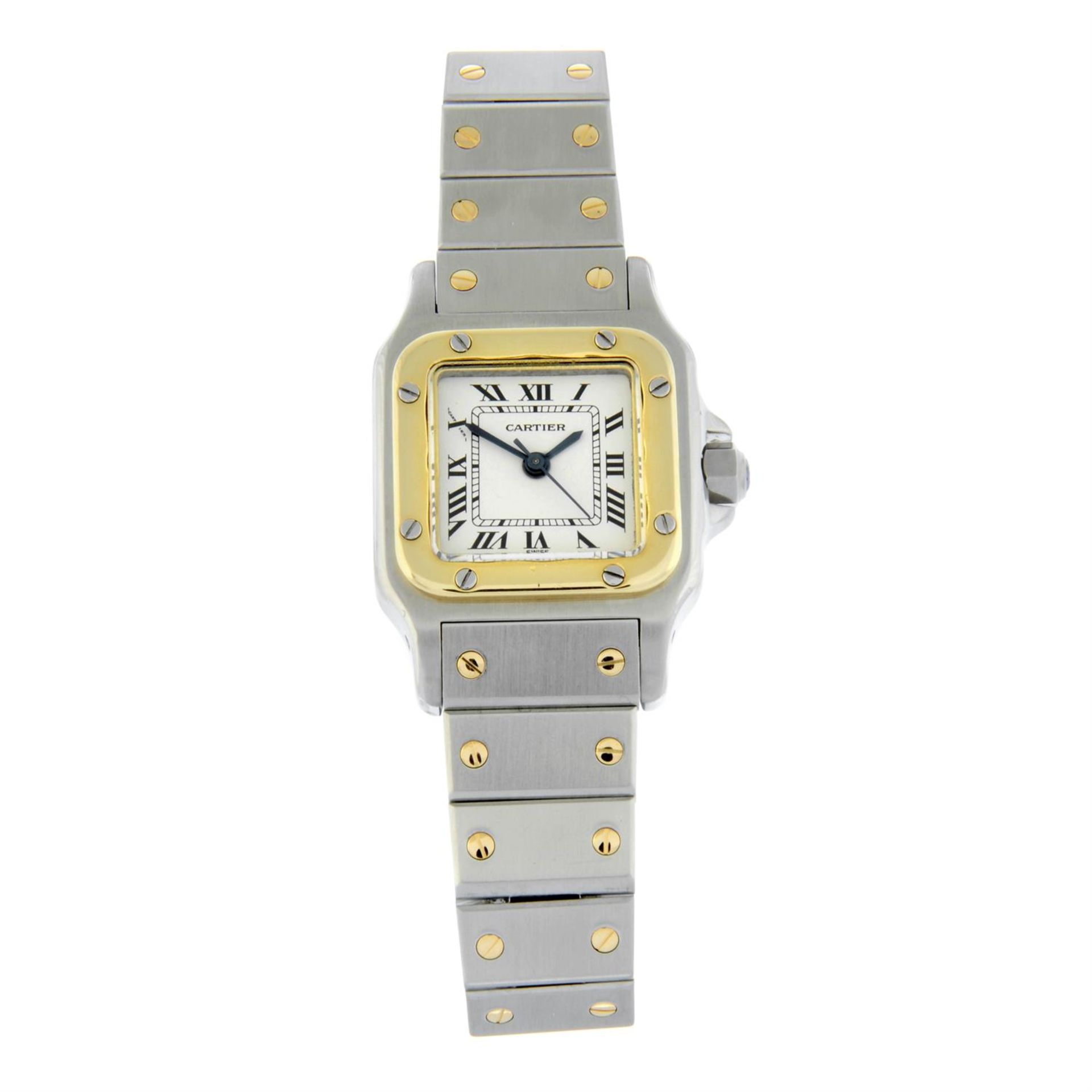 Cartier - a Santos Galbee watch, 24mm.