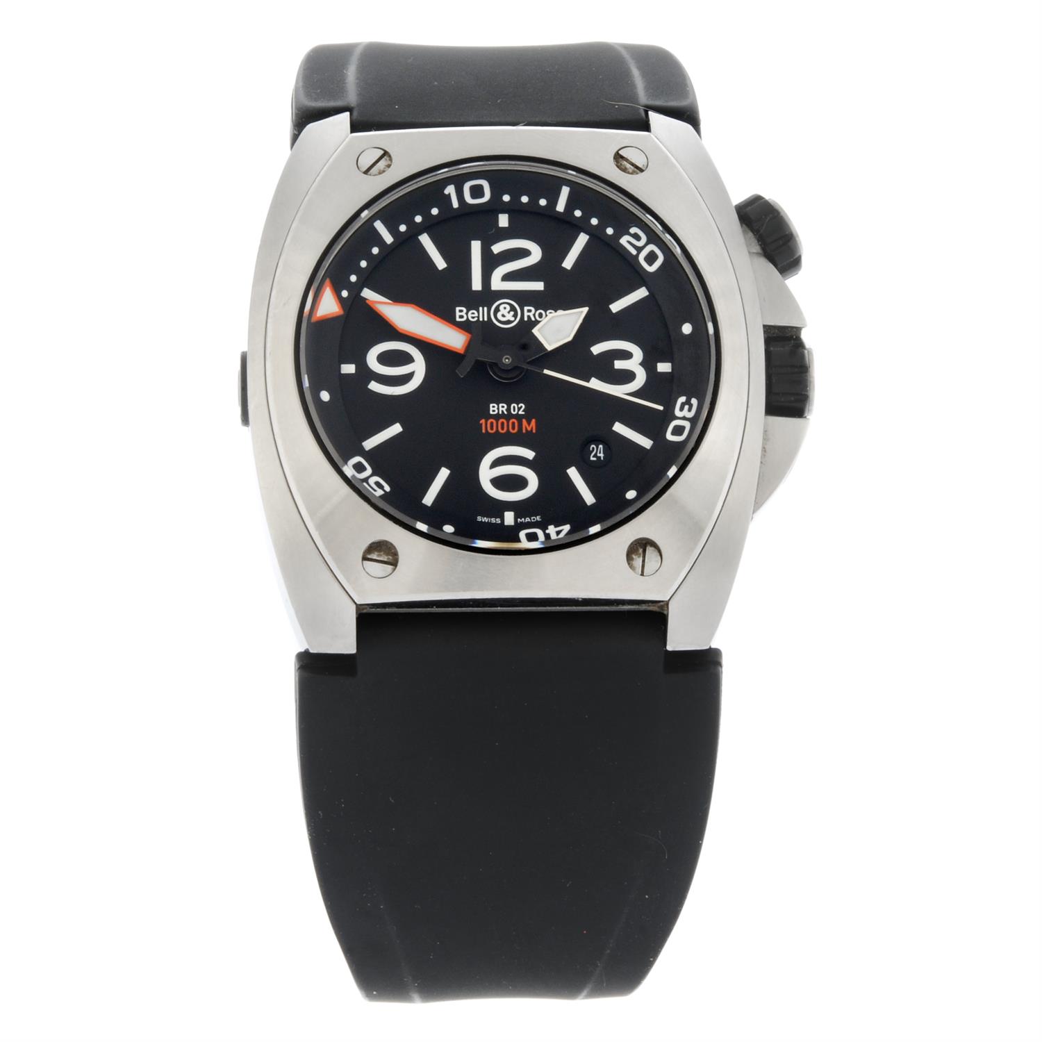 Bell & Ross - a BR02 watch, 44mm.